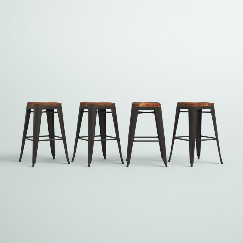 Zipcode Design™ Irvington Solid Wood Bar & Counter Stool & Reviews